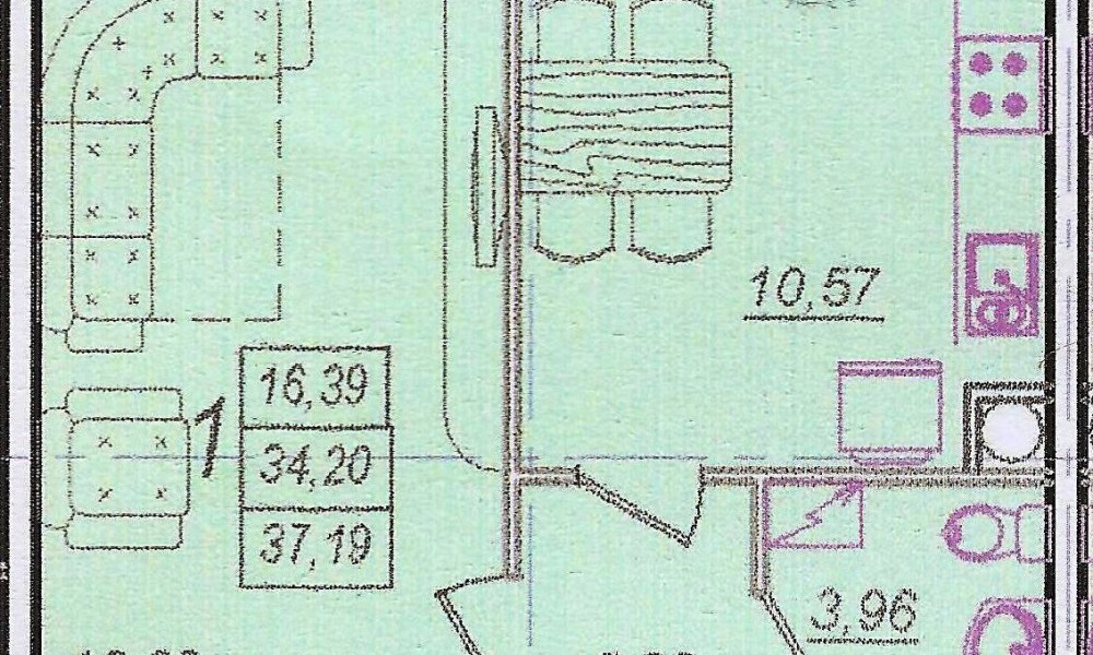 1 комнатная квартира в ЖМ "Радужный-2"
